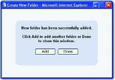 Select My Bills.. Go to Manage Folders.. Select Create.. Enter new folder name (e.g., BillFolder).