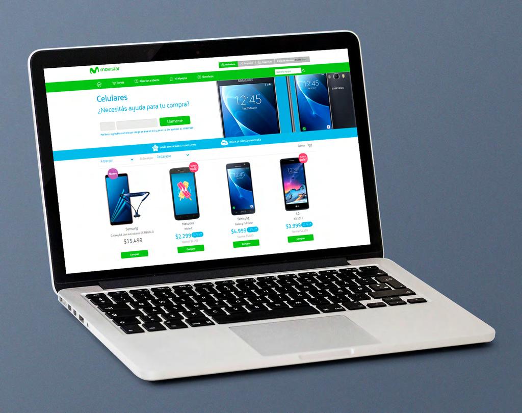 TIENDA MOVISTAR E-commerce for one of the most important telecommunications companies in Latin America.