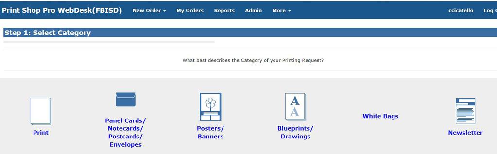 #2 Printing Order Choose your finished size of your document/paper.