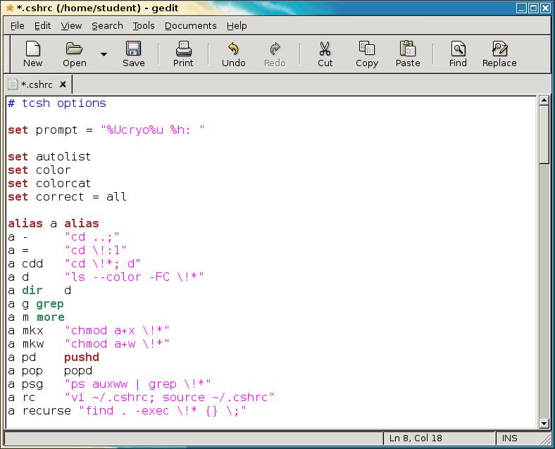 Editing Files There are two popular CLI text editors: vi and emacs Both