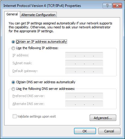 When all the i-net Controllers have been configured, change the PC's IP Address back to the original setting. 2.1.