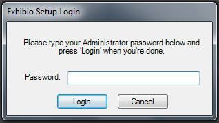 Press the power button on the front of the unit to power on the system for the first time. 65 Initializing Enter the Administrator password and click Login.