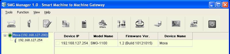 If the information is correct, you will be able to connect to the Gateway Server and the main