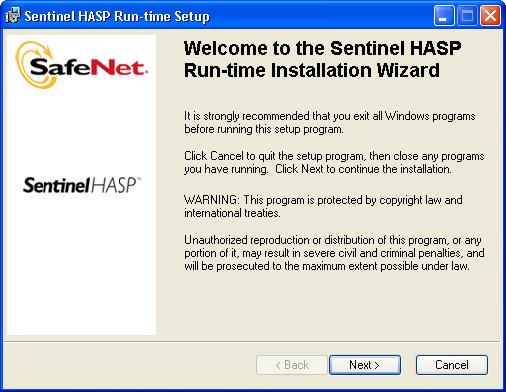 Driver Installation HASP Hardlock isoccerbot vision and motion toolkit library require HASP