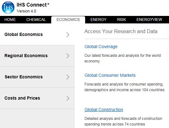 Access Global Construction content from: ECONOMICS