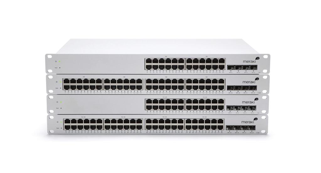 DATASHEET Meraki MS22 / MS42 Cloud Managed Gigabit PoE Switch Family Overview The Meraki MS line of cloud-managed access switches bring the benefits of cloud computing, including management