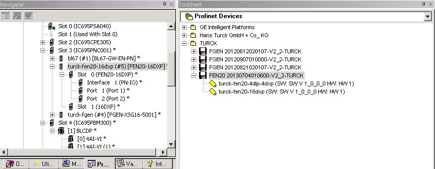 Click on the folder to open the folder Click on the GSDML file and drag it to the PROFINET card.