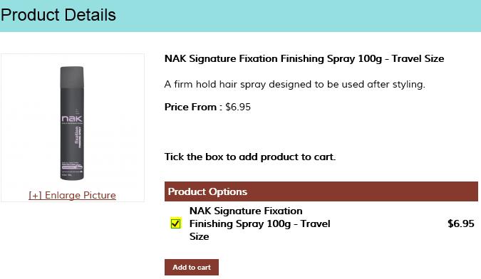 To add more items navigate to the product and tick the check box to add to the shopping cart.