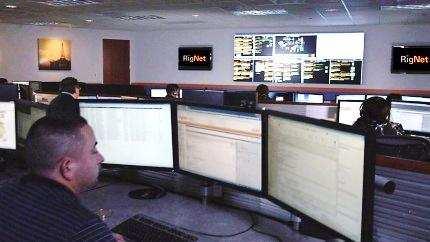 RigNet Network Operations Center (NOC) Proactive 24/7 end-to-end live monitoring and technical