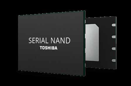9 RAW NAND SERIAL NAND SLC NAND with SPI Interface Toshiba s new line-up of -based Serial NAND flash memory products is compatible with the widely used Serial Peripheral Interface (SPI), giving users