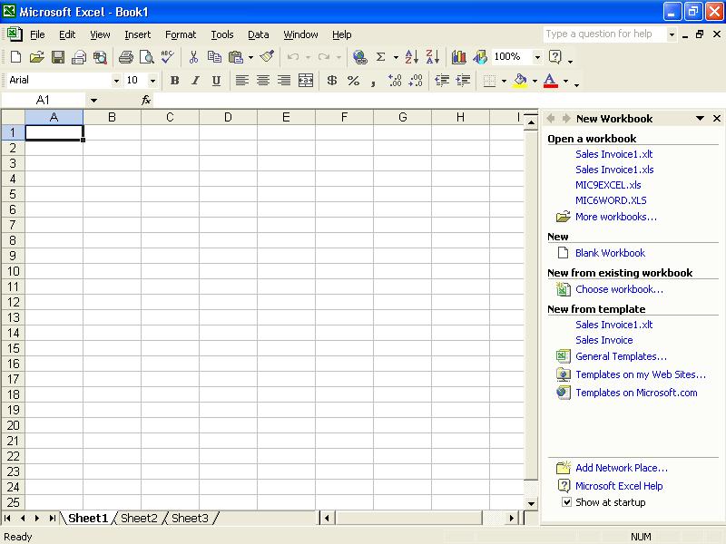 1.2 Spreadsheet Fundamentals Each open workbook is represented on an Excel button on the taskbar. It s easy to click a button to display a different workbook.