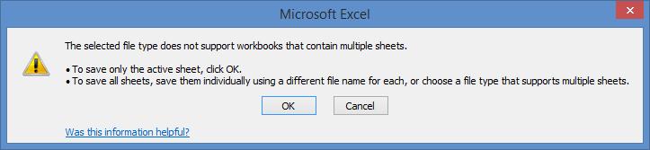 csv) format is not compatible with Breeze! TO EXPORT AN EXCEL WORKSHEET AS A CSV FILE: 1. Click on File in the Tool Ribbon, and select Save As from the menu. 2.