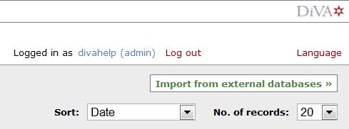 How to import 1. Search references in a database (e.g. Web of Science, Libris, PubMed) or a reference management programme (e.g. EndNote) and save them as a file on your computer.