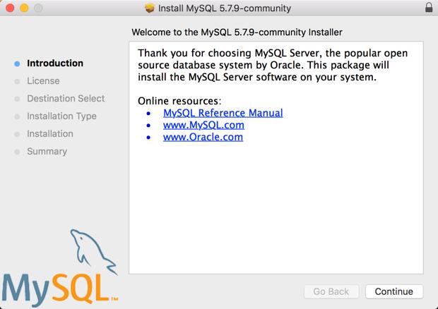 This will open the MySQL Server installer,
