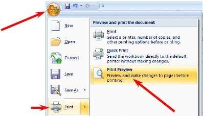 Unlike a word processor, you may need to highlight what you want to print.
