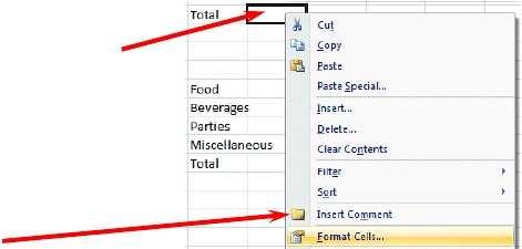 Your spreadsheet should look like the image on the right. Notice, when you enter text that the words line up on the left side of the cells. When you enter numbers, they line up on the right side.