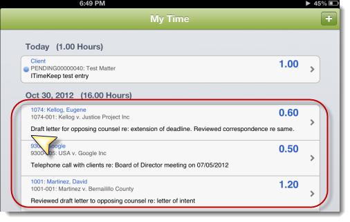 Viewing Submitted Timecards Submitted Timecards Submitted timecards are those you released to be sent to your