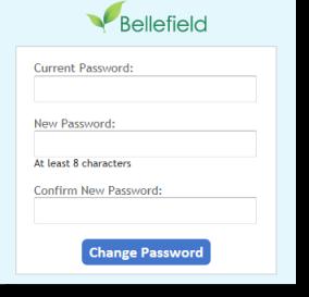 Change your Password After you have requested a new password you will