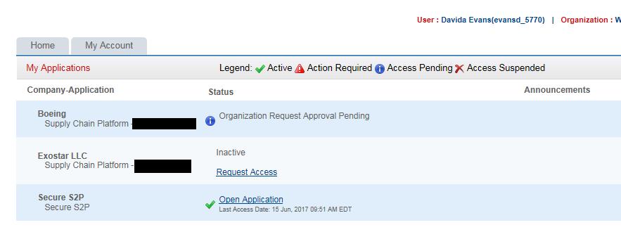 Access the Secure Source-to-Pay (S2P) application from MAG After successful login to the MAG portal, the MAG Dashboard is displayed which provides