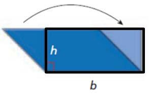 Area of a rectangle can be found by multiplying the base of the rectangle by its height (or in the past has been said length times width) 10.