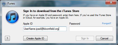 Your password will be provided to you and will be available if you call Help Desk (x4357). Your district Apple ID and password should NOT be shared with students.