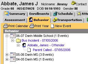 ENTERING & RESOLVING BEHAVIOR FOR STUDENTS Description Behavior events can be created for student in two ways; through the Student Information > General, Behavior tab or the Behavior Referral module.
