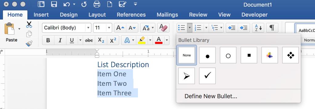 Applying Headings Use the Home Ribbon s Style area to apply headings. Select the text to which you wish to apply the style. Click the desired style on the Style area.