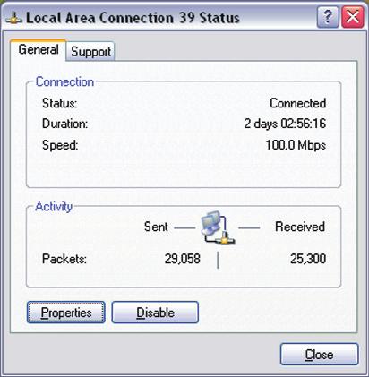 Select the Local Area Connection icon for the applicable Ethernet adapter (usually it is the first Local Area Connection listed). Figure 4-7 Figure 4-6 3.