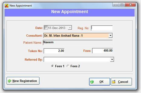 Out Patient Department Appointments Click on OPD Patient button following window will be opened.
