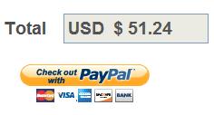 31. Click Proceed to Payment. 32. To check out, click the Check out with PayPal link.
