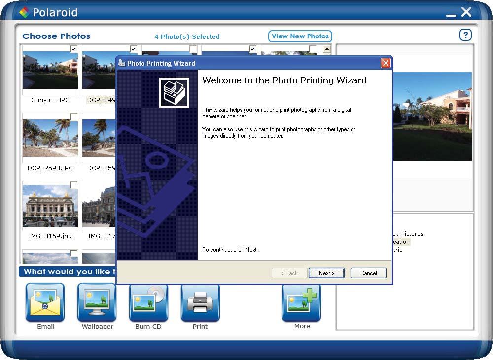 Working with Your Photos Overview: Once you have backed up your photos, you can use PhotoKeeper to: Print your photos on your home printer Attach your photos to an e-mail (for use with Microsoft