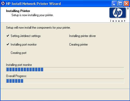Figure 49 Installing the Printer Drivers 18.