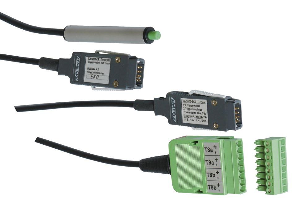 ALMEMO trigger cable ZA 1000 ET / ZA 1006 EK2 Trigger input ZA1000ET ZA1006EK2 Current consumption approx.
