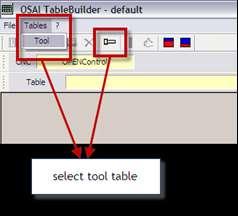 Following confirmation with the OK button from the Tool Bar or from the