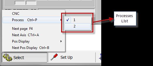 By means of the "Remove selected CNC" button you can remove the selected CNC from the list of CNC s to be connected.