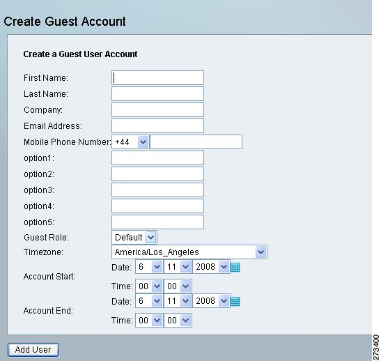 Creating Guest User Accounts Step 4 Check or uncheck the check boxes based on the options to be displayed in the Manage Accounts page on downloading a report. Click the Save button when finished.