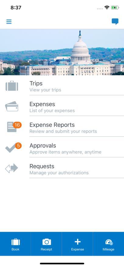 Requests Use Approvals on the home screen to view and approve requests (if you are a