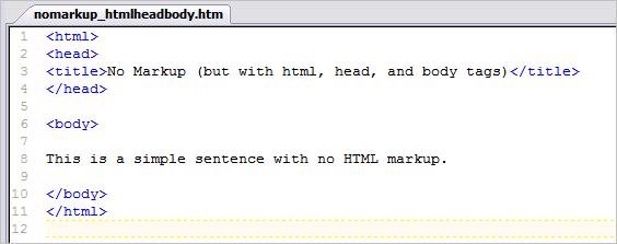 HTML5, CSS3 Now let s add some important tags for defining an HTML page to the.htm file in Figure 1.