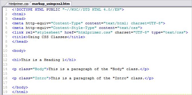 As you can see in Figure 14, the style sheet has changed the look of the page in Figure 12 on page 5: The h1 heading is centered, is a different color, and uses a different font.