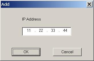 If yur printer IP address in nt listed, click the Add buttn. Enter yur printer IP address and click the OK buttn. Check the checkbx next t yur printer IP address and click the Next buttn.