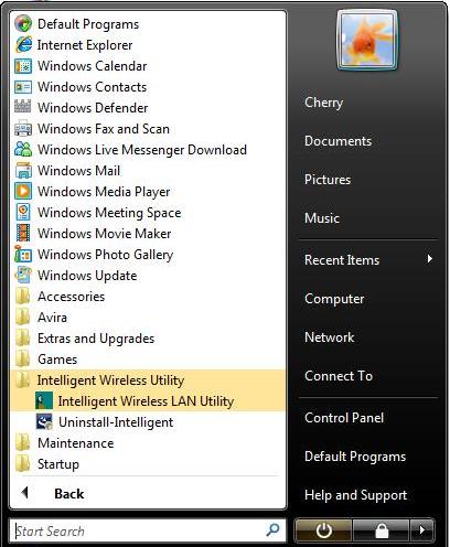 For Windows Vista To remove the utility and driver, please refer to below steps. (When removing the utility, the driver will be removed as well.) 1.