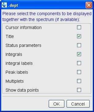Simply click on the box for the parameter you would like to appear on your active