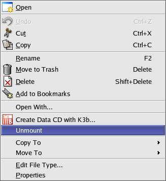 Select Copy Here and file should be saved on USB Stick 6) Remove USB Stick properly: