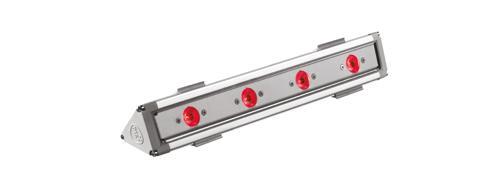 FREELINE 30 END FC THE MOST COMPACT, STYLISH OUDOOR LED BAR, AVAILABLE WITH A CHOICE OF BEAM ANGLES 4 Full Color (RGBW) LEDs Lumens 1,720 @ 700mA LED lifespan: 50,000 hours (70% lumen output) 3