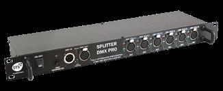 SPLITTER DISTRIBUTOR / AMPLIFIER OF DMX SIGNALS DPU 1213 PROFESSIONAL DIMMERS 6-CHANNELS *6 OUT 6-CHANNELS *PRO *6 OUT FEATURES 1 DMX input and 1 DMX output resend 6 independent and optically