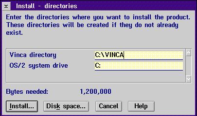 Step 5: Install StandbyServer Software 10. Make sure the information is correct and click Install. The Vinca directory is the directory where Vinca software will be installed.
