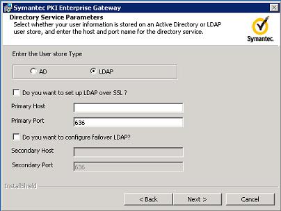 Installing PKI Enterprise Gateway Installing PKI Enterprise Gateway 37 Choose Custom to install PKI Enterprise Gateway as a multiple-server deployment where you can set up authentication service and