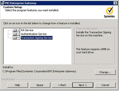 Installing PKI Enterprise Gateway Installing PKI Enterprise Gateway 38 Choose Do you want to set up LDAP over SSL?