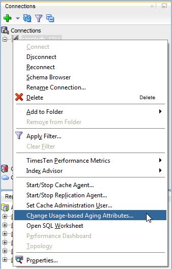 Working with tables Figure 4 28 Change usage-based aging attributes In the Prompts tab of the Changing the usage-based thresholds dialog box, specify the threshold that determines when data starts