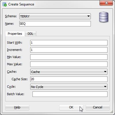Working with sequences Cycle - The sequence number generator continues to generate numbers after it reaches the maximum or minimum value.